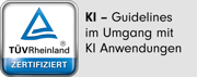 TÜV Rheinland Zerifizierung | KI Guidelines im Umgang mit KI-Anwendungen