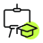 Board with a graduation cap in front, symbolizing expertise – CRM Implementation Agency SUNZINET